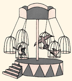 Le prêtre et la cage